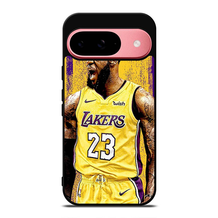 LEBRON JAMES LA LAKERS ART Google Pixel 9 Case Cover